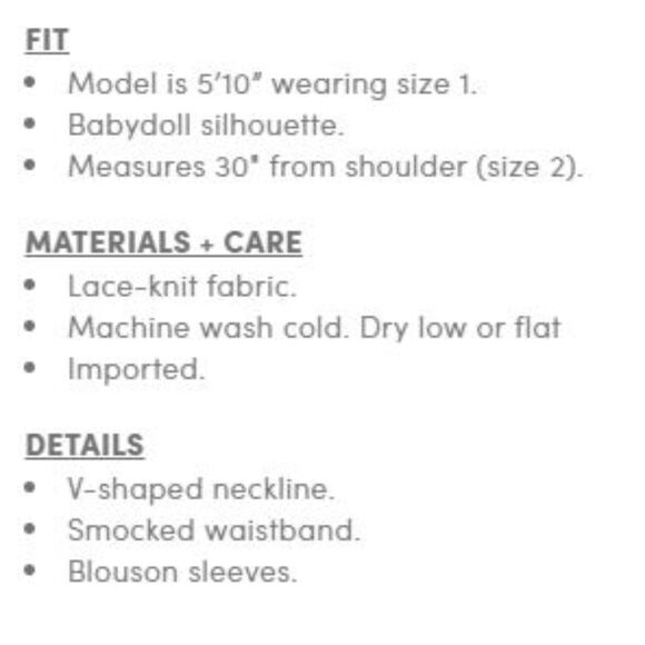 NWT Torrid 0 Black Stretch Lace V-Neck Smocked Waist Long Sleeve Babydoll Top - Picture 7 of 9